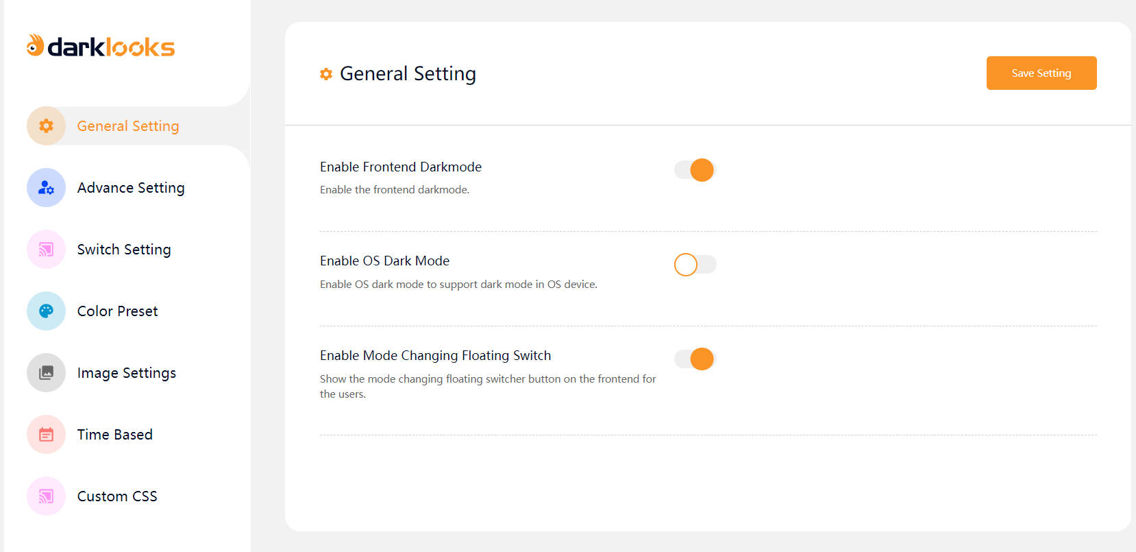 wordpress免费夜间模式插件DarkLooks