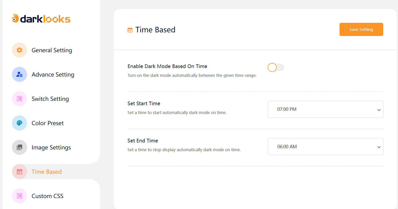 wordpress免费夜间模式插件DarkLooks