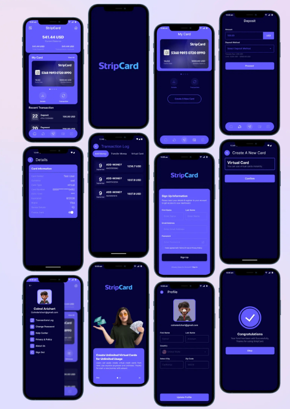 PHP虚拟信用卡网站源码，支持IOS和安卓附带安装教程！