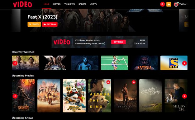 国际版视频直播门户PHP网站源码开心版电视节目、电影、体育、视频流、电视直播